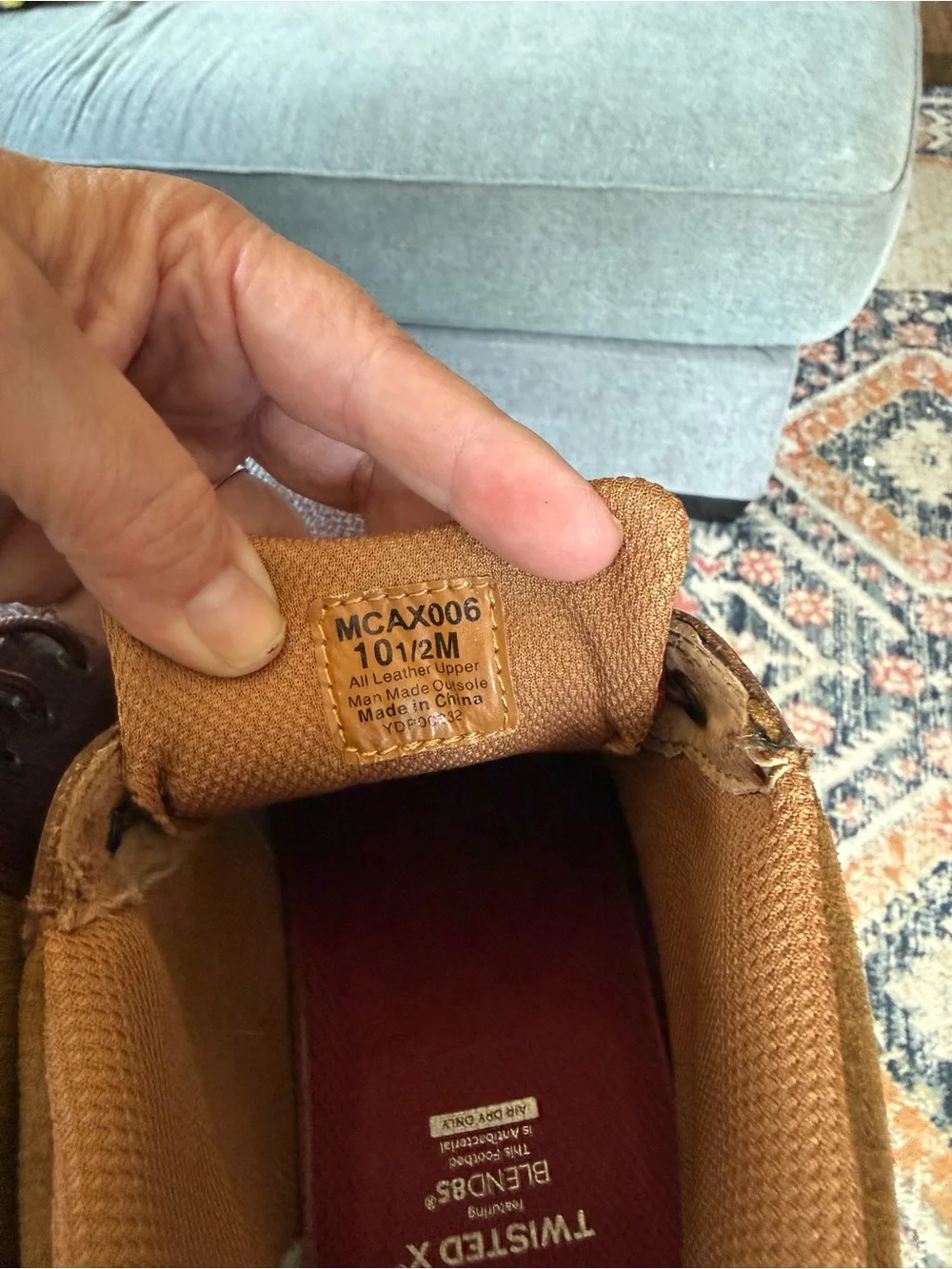 Twisted X Men's Dark Brown Moc-Toe Chukka Boots